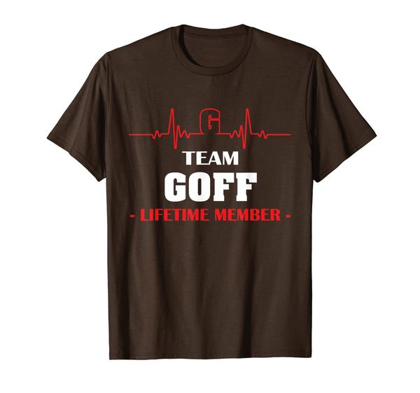 

team goff lifetime member family youth kid shirt 5ts, White;black