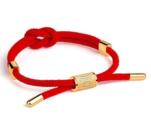 

link, chain heyoll fashion brand bracelet adjustable hand rope, men and women couples gifts, Black