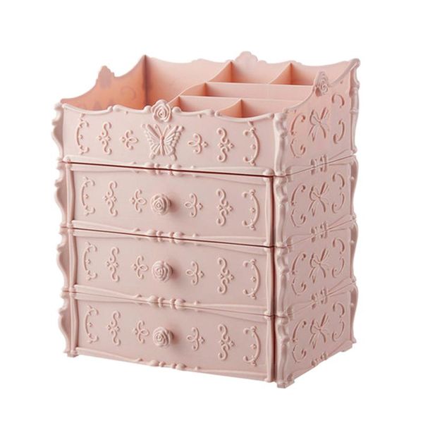 

bathroom storage & organization xd-plastic cosmetic drawer container makeup organizer box for make up jewelry nail holder home desksundr