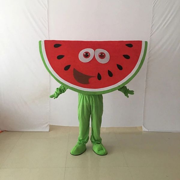 

performance fruit watermelon mascot costumes halloween fancy party dress cartoon character carnival xmas easter advertising birthday party c, Red;yellow
