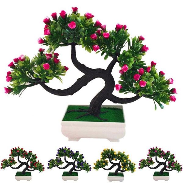

decorative flowers & wreaths 2021 artificial flower tree plant potted bonsai party deskaccessories furniture ornaments plants home decor