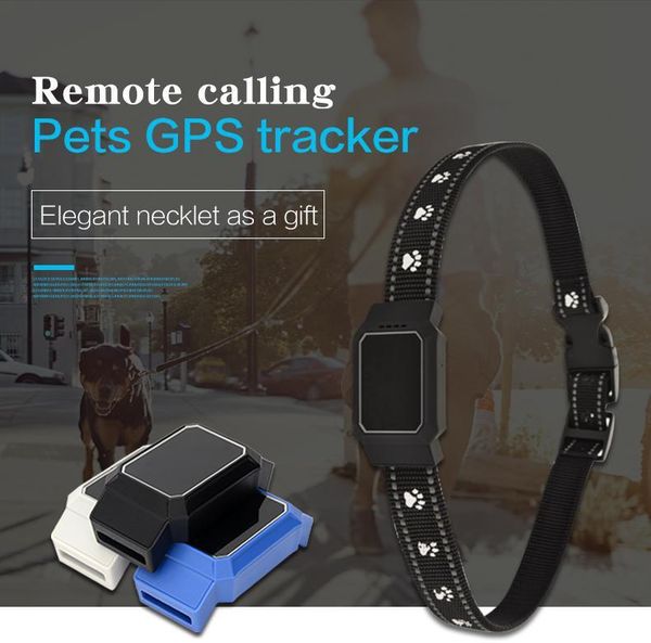 

dog collars & leashes glorystar d35 pet gps gsm tracker cat real-time tracking collar security finder locator