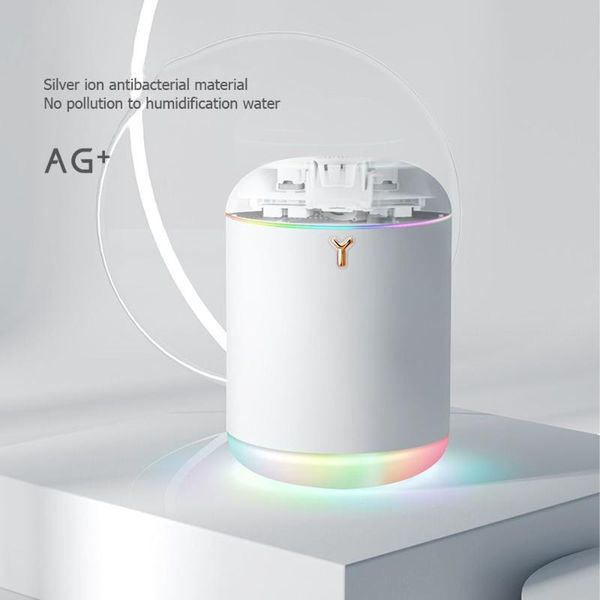 

humidifiers kewer home mini air humidifier household moisturizing spray portable purifier mist maker usb office led light