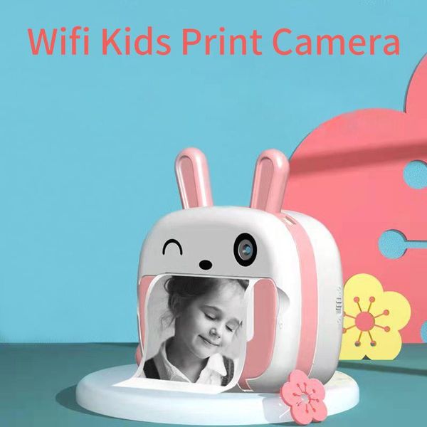 

digital cameras kids camera instant for 1080p hd children's wifi printing child birthday gift