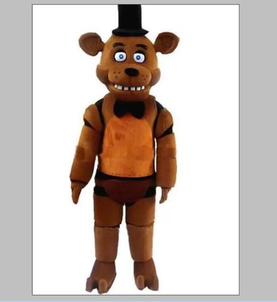 Vendita diretta in fabbrica Five Nights at Freddy's FNAF Freddy Fazbear Mascot Costume Cartoon Mascot Custom