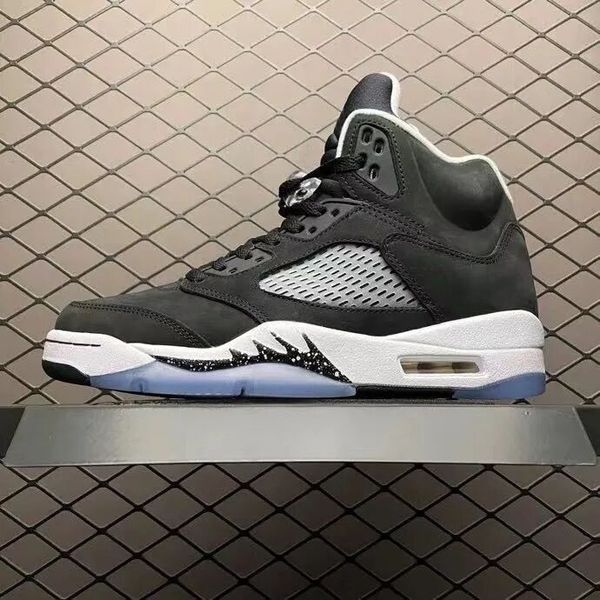 

jumpman 5s basketball shoes 5 running shoes us13 men retro women compus dress shoe hyper grey shadow travis dark mocha green sports sneakers, Black