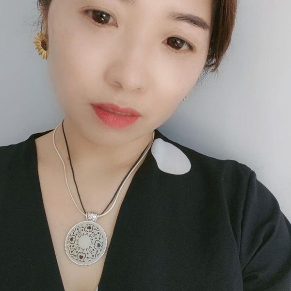 

style simple pendant short accessories chain texture necklace necklaces, Silver