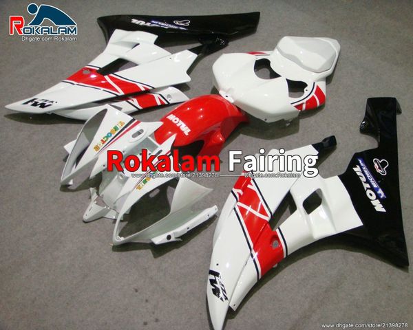 YZF-R6 2006 Carenature Parti per Yamaha YZF R6 2006 2007 YZF 600 YZF600 06 07 Kit carenatura ABS (stampaggio ad iniezione)