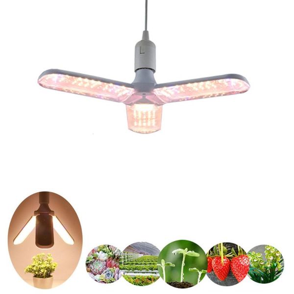 

grow light 85-265v full spectrum home plant lamps indoor e27 hydroponic 5730 led chip flower lighting lights
