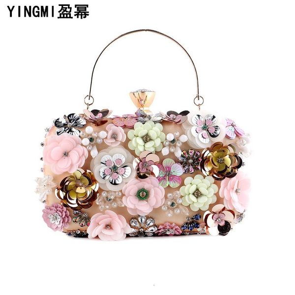

evening bag yingmi flower dinner lady banquet hand
