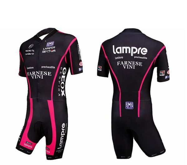 

lampre men road mtb bike cycling skinsuit bicycle racing jumpsuit quick dry bodysuit sets, Black;blue
