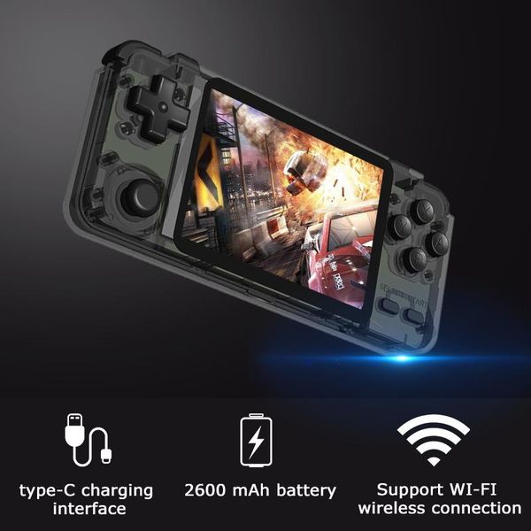 

handheld game console rk3326 quad-core nostalgic 3.5 inch screen 32/64g classic retro mini video controller portable players