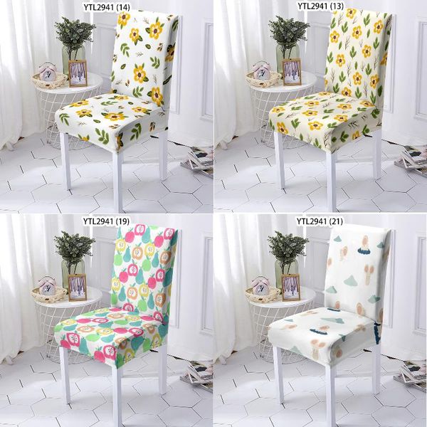 

chair covers cartoon flowers and fruits chairs cover with back office wedding