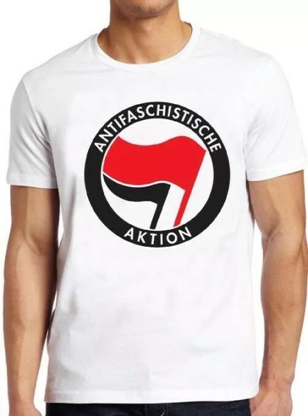 

antifaschistische aktion antifa afa germany dutch cool gift tee t shirt 4289, White;black