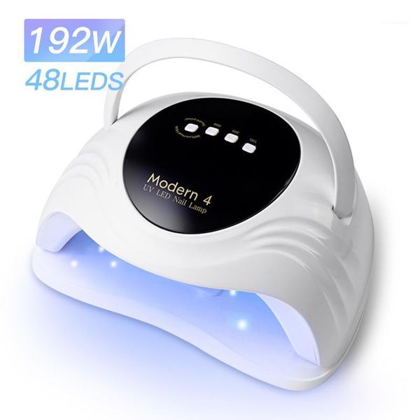 

pro 192w uv lamp led nail high power for nails all gel polish dryer auto sensor sun light art manicure tools1