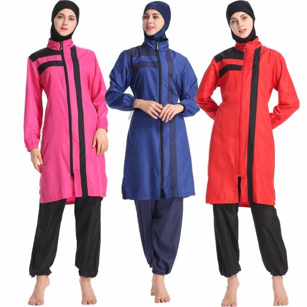 

swim wear drozeno moslem sport swimsuit four-color muslim for women long-sleeved