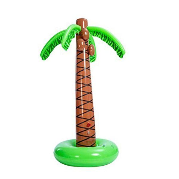 

water sprayed coconut tree inflatable palm sprinkler lawn for kids outdoor party toys garden decorations