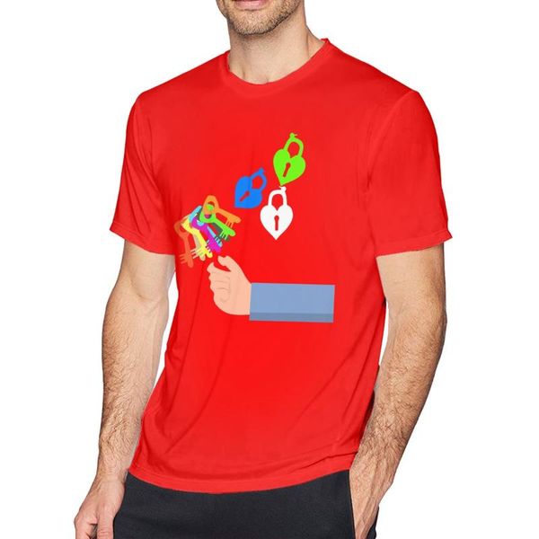 

men's t-shirts emotional key t-shirt man's short sleeves clothestee shirt purified cotton crewneck tees tx6305, White;black