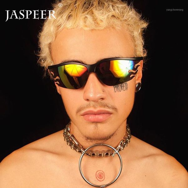 

sunglasses punk sport men steampunk fire driving sun glasses women uv400 flame mirror shades eyeglasses, White;black
