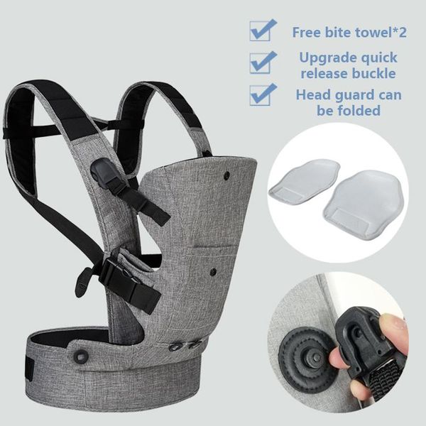 

baby carrier wrap born to toddler, 6-in-1 kangaroo backpack front and back for dad mom carriers, slings & backpacks