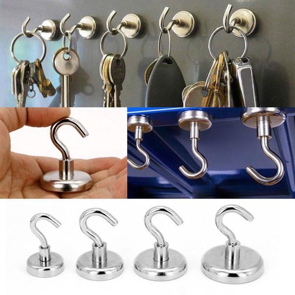 

strong magnetic hook mini heavy duty hanger durable for home kitchen refrigerator nw hooks & rails