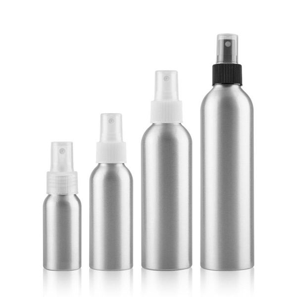 

storage bottles & jars 30-150ml aluminum spray bottle assorted color atomizer head