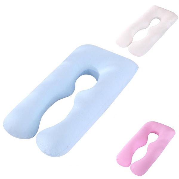 

pillow 70x130cm pregnant sleeping support body cotton u shape maternity pillows pregnancy side sleepers bedding