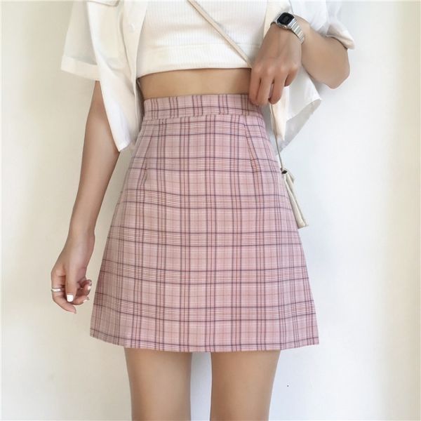 

skirts pink midi high waist mini womens a line summer for women 9v5h, Black