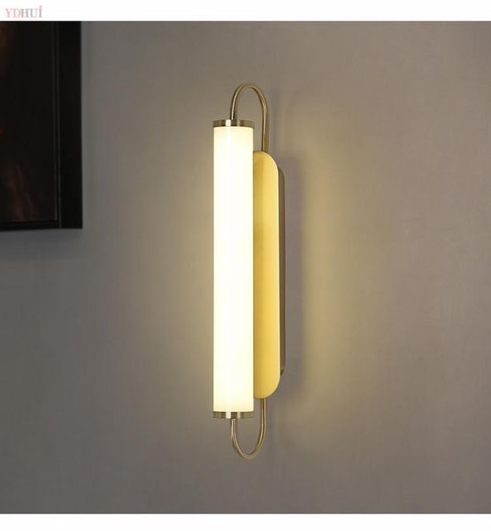 

wall lamp nordic stairs led light for home bathroom/bedroom glass shade