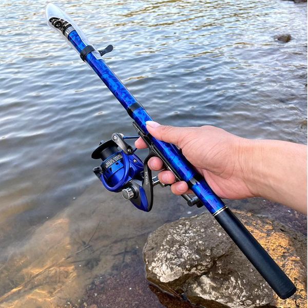 

fishing rod and reel combo spinning 1.5/1.8/2.1/2.4/2.7/3.0m mini boat rods1