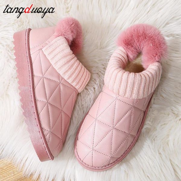 

boots winter couple women slipppers ladies indoor shoes soft candy color home slippers flats cute fashion style warm female, Black