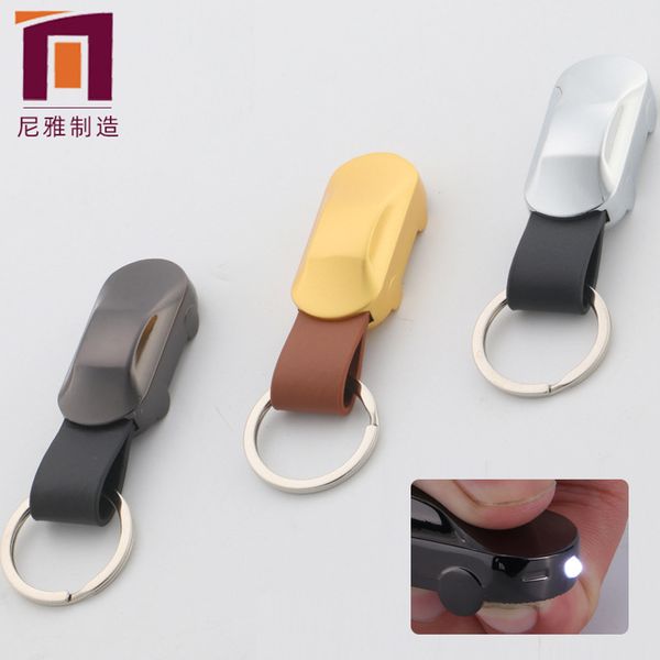 

factory metal led lamp car model key chain fashion pendant accessories giftsxxkn