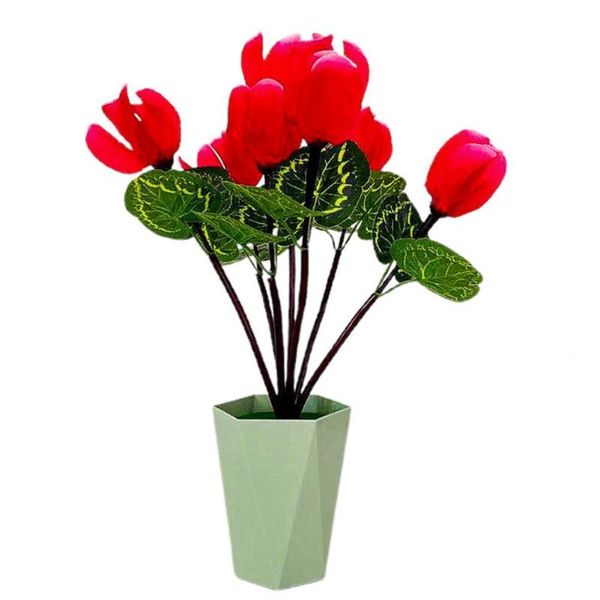 

set fake flower vivid anti-fade 4 colors table potted ornaments for home decorative flowers & wreaths