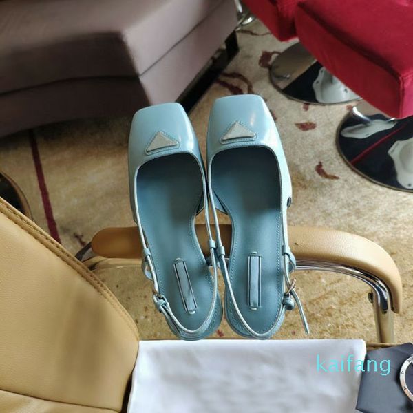 

2021 exquisite quality formal dress shoes flat head women's designer wedding banquet special shaped high heel leather luxury matching, Black