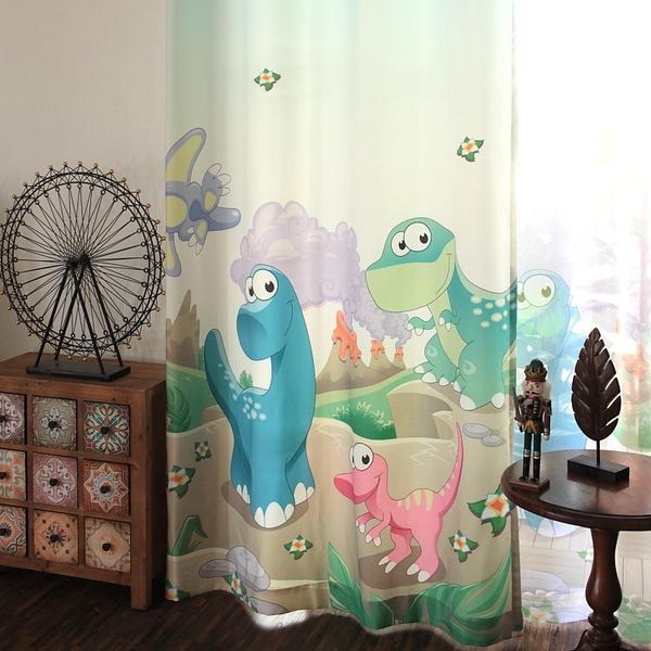 

curtain & drapes custom cartoon high - end digital environmental printing curtains children 's bedroom finished