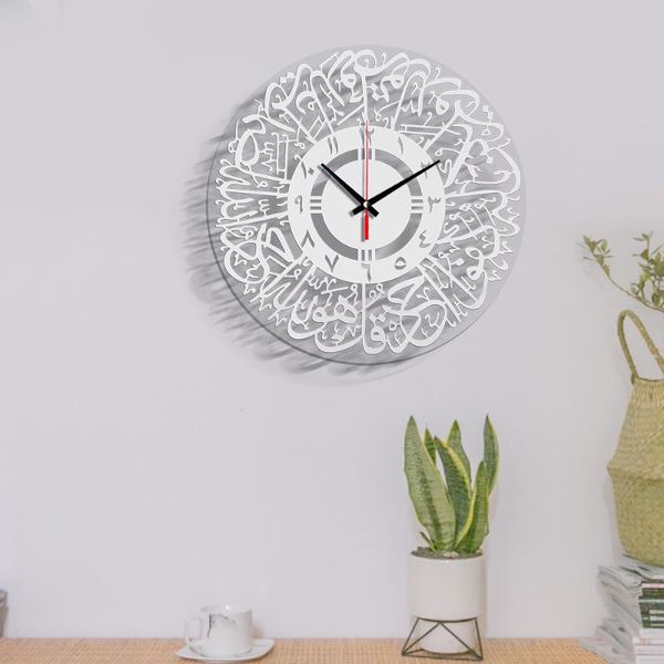 

wall clocks 1pcs acrylic mirror decoration 3d home clock decor living room gift ornaments