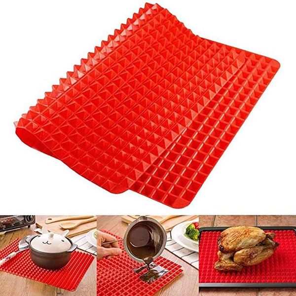 

tools & accessories kitchen silicone baking mat non-stick oven sheet liner for grilled chicken wing sausage gadget sets
