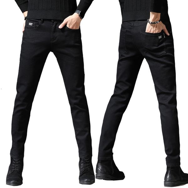 

men's shorts fashion designer stretchy jeans for men straight black printed pant cotton with spandex denim jean pants 1oxp, White;black