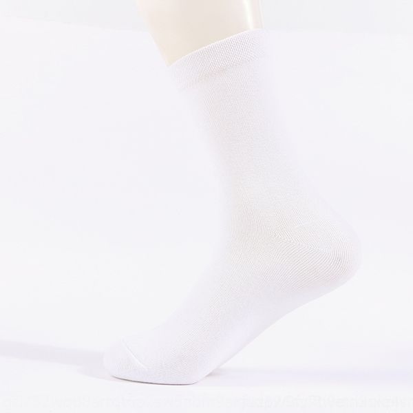 

DG5 medium medium stockings boat summer men's middle hosiery tube leisure pure sports boat women's socks pure foot bath socks, Black;white