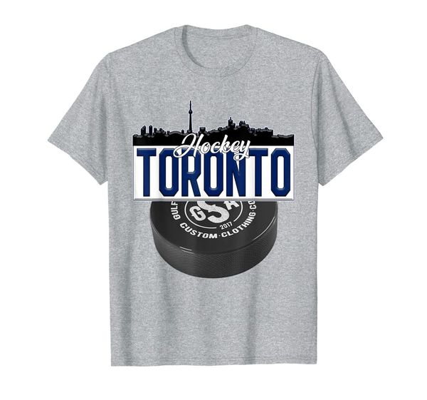 

toronto hockey shirt city skyline perfect gift t-shirt, White;black