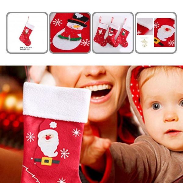 

christmas decorations festive useful deer goodie bag colorful soft home decor