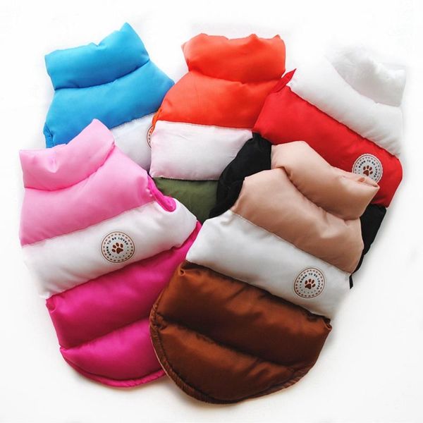 

dog apparel warm pet clothing for clothes thickening vest costume autumn and winter puppy jacket small medium dogs