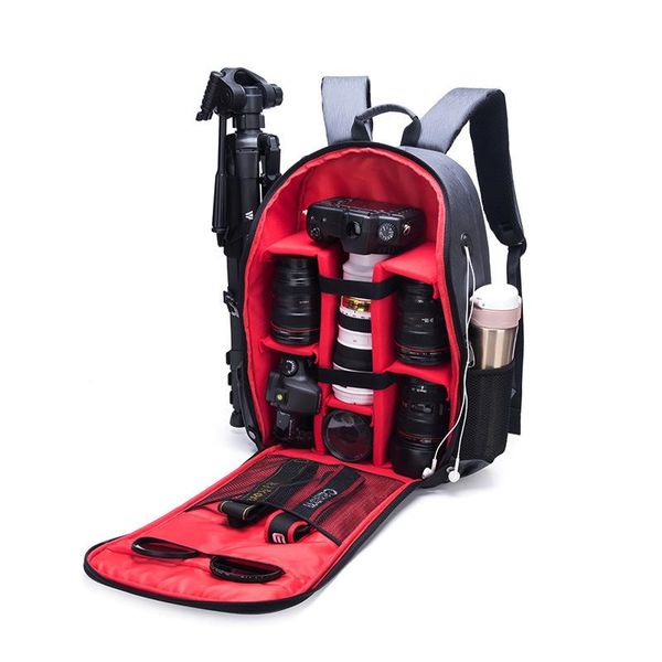 

backpack waterproof nylon camera case bag men women 15.6 inch lapbags