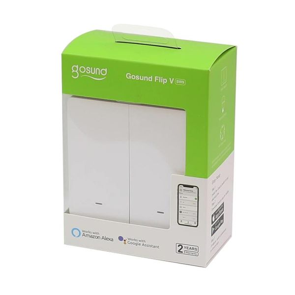 

smart home control eu 10a gosund wifi switch voice compatible with amazon alexa echo dot google no hub required 2 gang