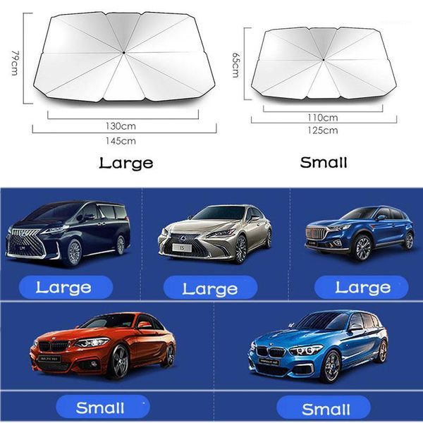 

car front windshield sun shade cover protector windscreen sunshade umbrella interior protection accessories universal1