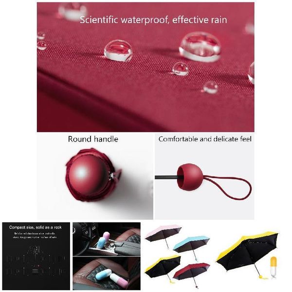 

umbrellas women mini umbrella funny design folding lady girl rain sun mft2