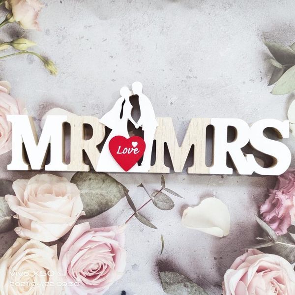 

novelty items wooden bride groom love family letters crafts diy home ornaments mr&mrs wedding props party decorative supplies prop
