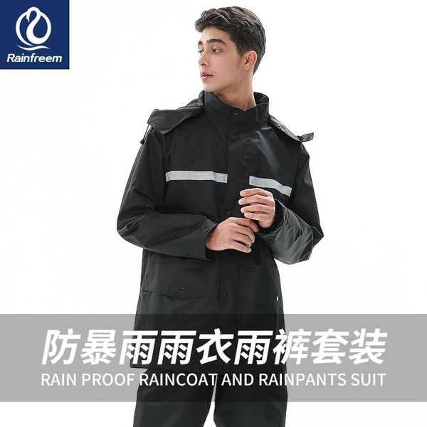

raincoats cycling black adults waterproof raincoat portable hiking fashion outdoor camping supplies regenpak rain gear bk50yy