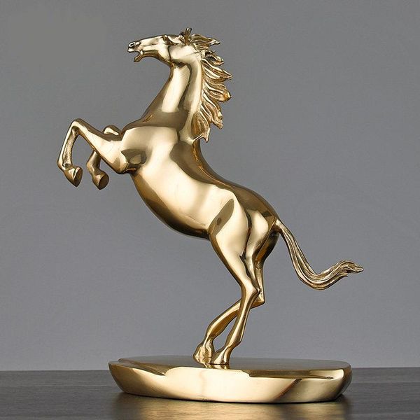

decorative objects & figurines brass horse to the successful opening of gifts present a fortune office living room wine cabinet decorations