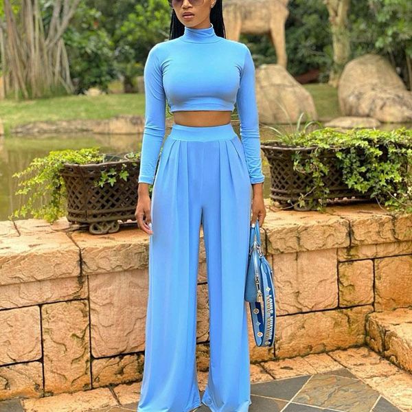 

women's two piece pants elegant set women club crop and wide leg matching sets casual solid 2 womens outfits sport suit, White